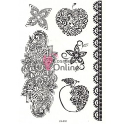 Tatuaje temporare pentru corp HENNA LS 632
